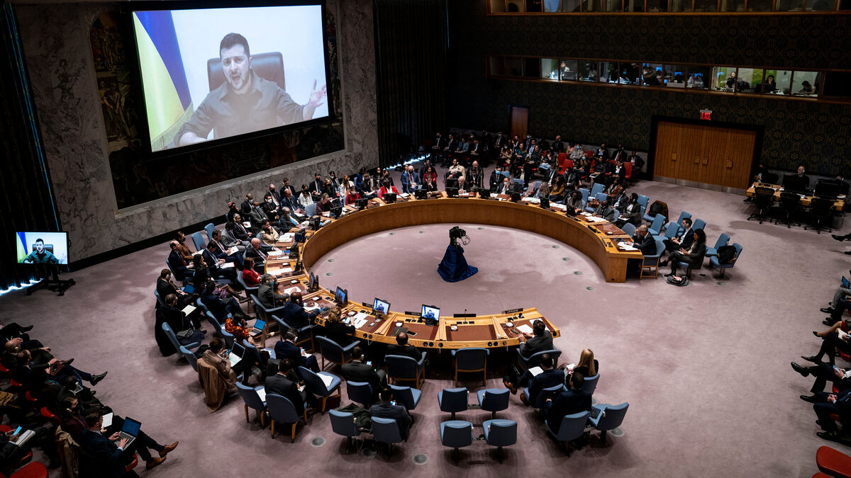 زلنسکی: کرسی روسیه در شورای امنیت را پس بگیرید