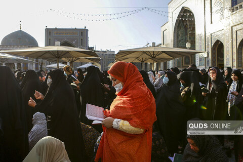 مراسم دعای عرفه در حرم مطهر رضوی