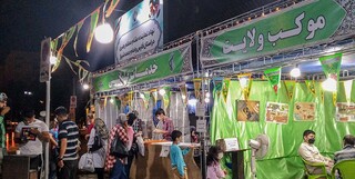 برپایی موکب سیدالشهدای لامرد در ایام اربعین حسینی