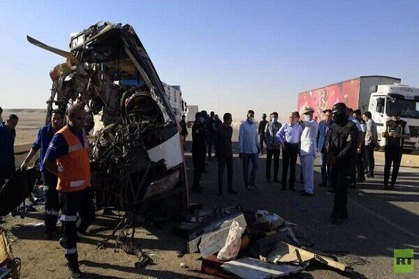 ۲۲ کشته در تصادف وحشتناک اتوبوس در جنوب مصر