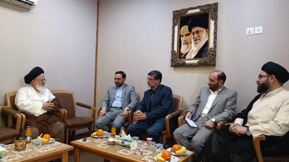 دیدار قائم مقام تولیت آستان قدس رضوی با نماینده رهبر معظم انقلاب در عراق