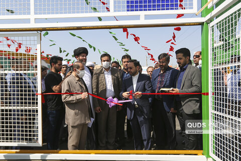 افتتاح زمین های ورزشی چند منظوره آستان قدس رضوی