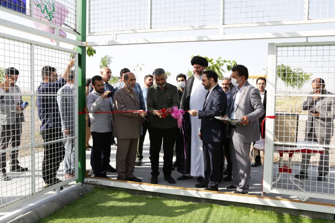 زمین‌های ورزشی چند منظوره آستان قدس رضوی در حاشیه شهر مشهد افتتاح شد