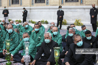 آیین سنتی اذن عزا در حرم مطهر رضوی