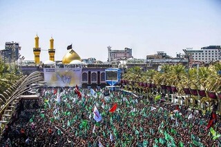 بیش از ۱۰۰ هزار پرچم برای عزاداری دسته طویریج در کربلا آماده شد
