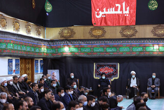 مراسم سوگواری شب تاسوعای حسینی با حضور آیت‌الله رئیسی در نهاد ریاست جمهوری برگزار شد