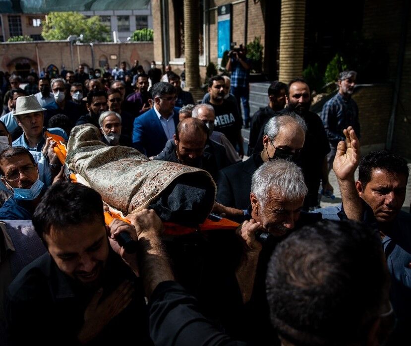 مراسم تشییع پیکر کیومرث عباسی برگزار شد