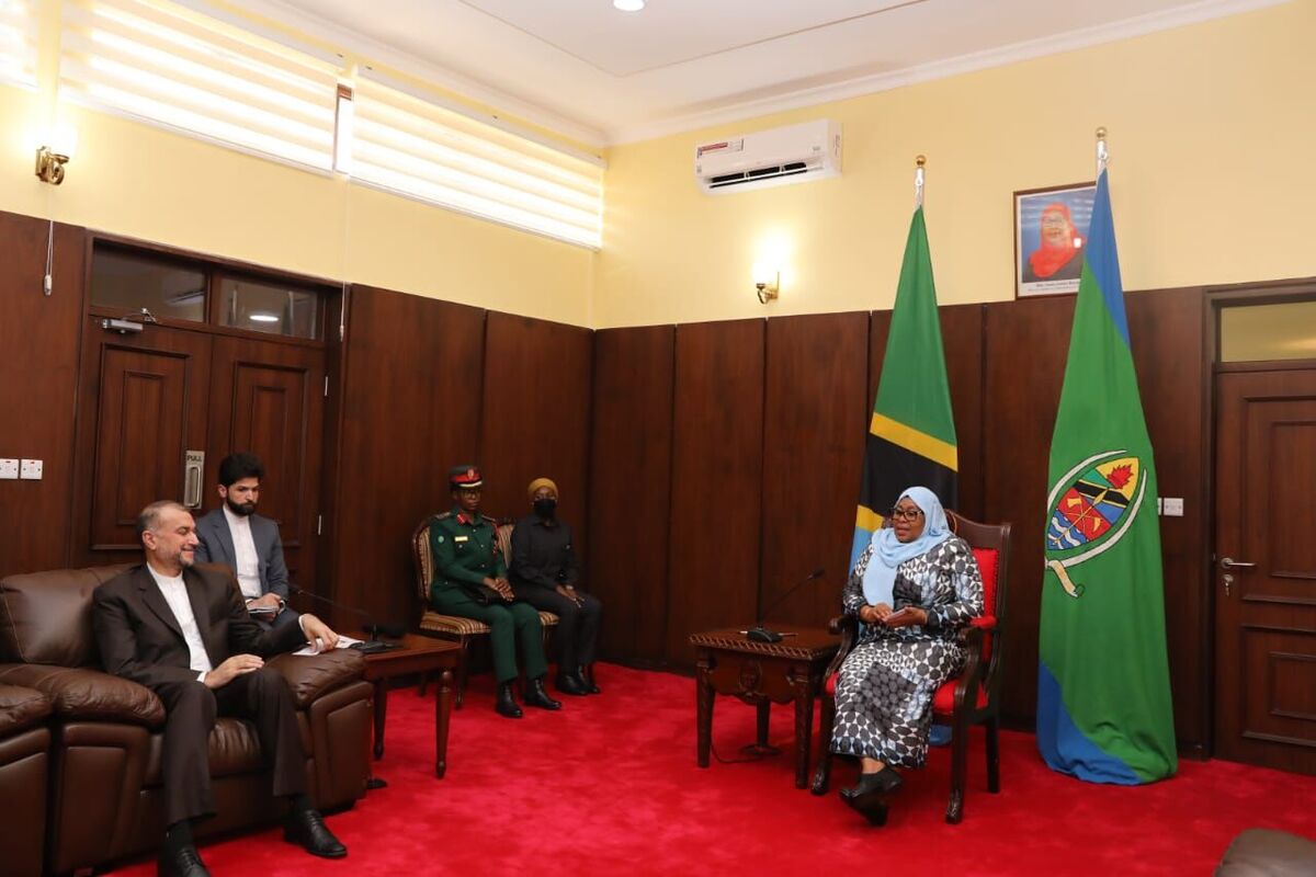 امیرعبداللهیان با رئیس جمهور تانزانیا دیدار کرد