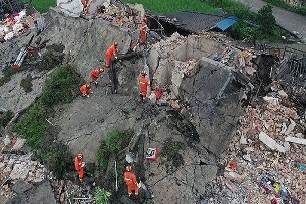تلفات زلزله چین از ۶۵ نفر عبور کرد