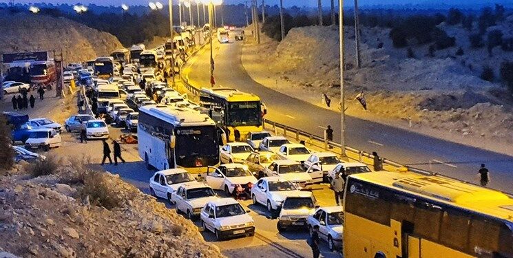 ترافیک کم سابقه در مرز مهران