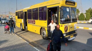 اعزام ۶۰۰ دستگاه اتوبوس به خاک عراق