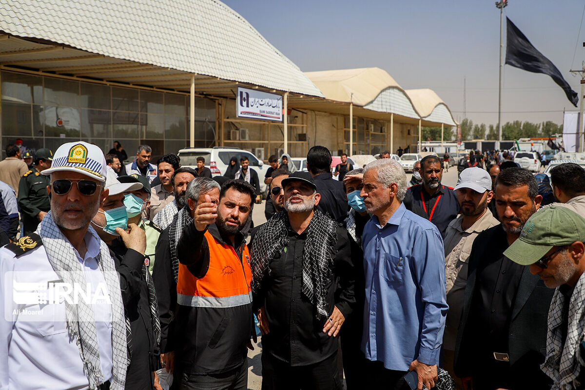 بازدید وزیر کشور از پایانه مسافربری برون استانی مرز شلمچه