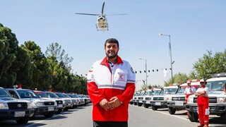 دریافت مجوز پرواز بالگردهای هلال احمر بر فراز کشور عراق را برای اولین بار 