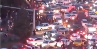 گزارش از تجمع اعتراضی در تهران
