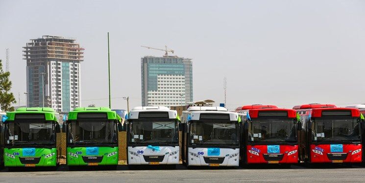 ناوگان جدید اتوبوسرانی شهر اصفهان با شعار تمام شهر مدرسه است به بهره برداری رسید