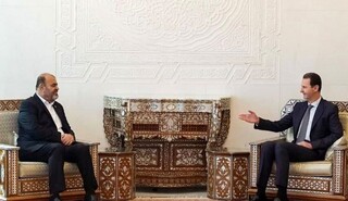 وزیر راه و شهرسازی ایران با رئیس جمهوری سوریه دیدار کرد