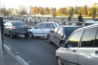 مصدومیت روزانه ۵۵ نفر در تصادفات رانندگی تهران