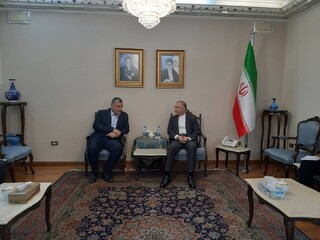دیدار سفیر ایران در دمشق با عضو دفتر سیاسی جنبش جهاد