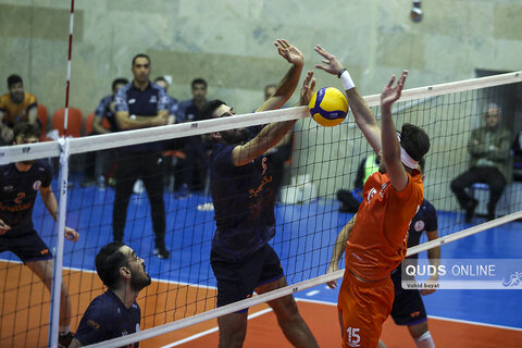 گزارش تصویری I لیگ برتر والیبال - مسابقه نیان الکترونیک مشهد و سایپا تهران