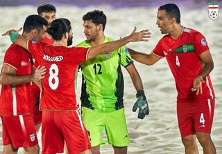 فوتبال ساحلی جام بین قاره‌ای/ ایران با شکست ژاپن حریف امارات در نیمه‌نهایی شد