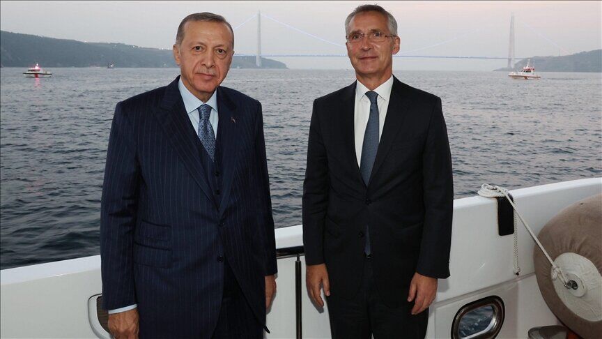 دیدار اردوغان با دبیرکل ناتو