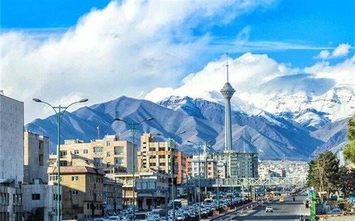 کاهش دمای هوای تهران طی هفته جاری