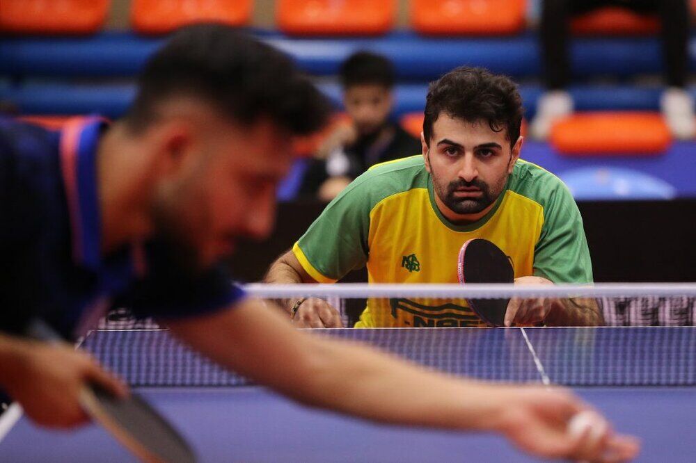 صدرنشینی نوشاد عالمیان و یاران در مرحله اول لیگ برتر تنیس روی میز