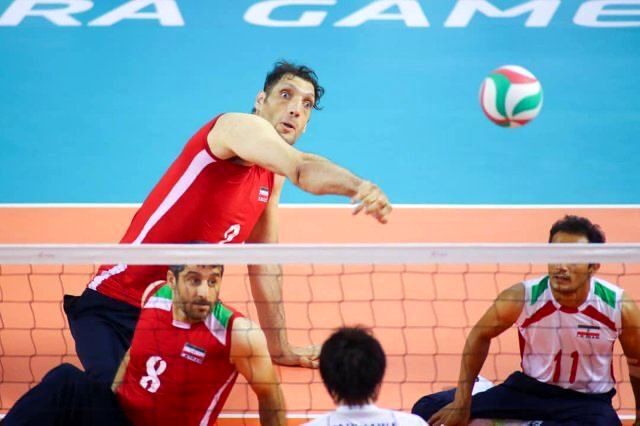 پیروزی مردان والیبال نشسته ایران برابر قزاقستان