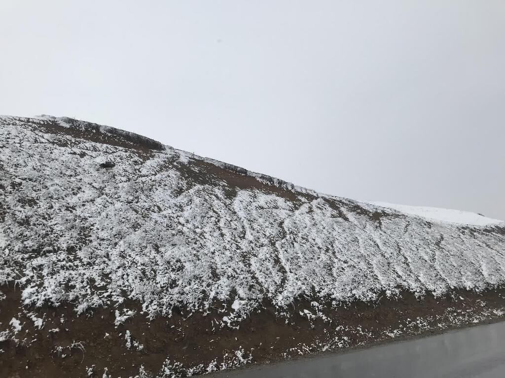 برف ارتفاعات خلخال را سفیدپوش کرد