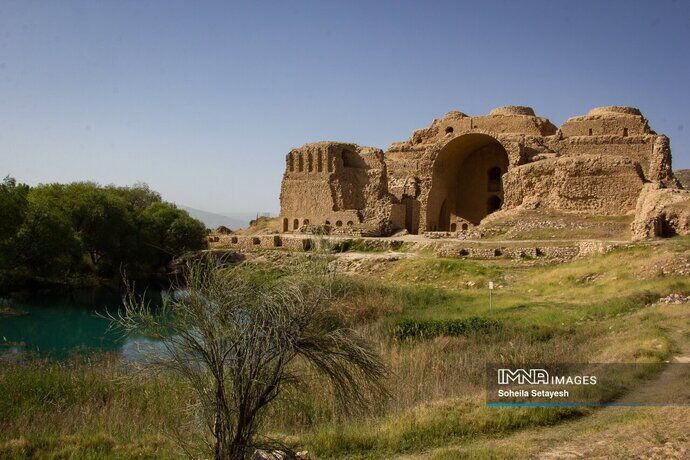 کاخ آتشکده فیروزآباد فارس به روایت تصویر