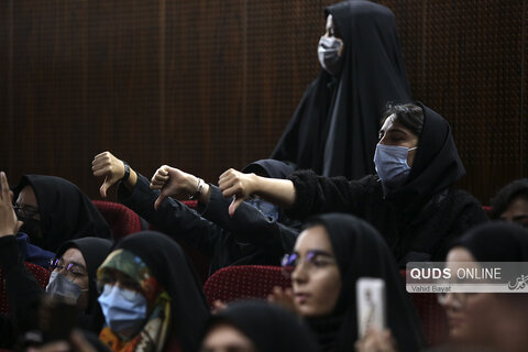 گزارش تصویری I  جلسه پرسش و پاسخ بهادری جهرمی سخنگوی دولت با دانشجویان دانشگاه فردوسی مشهد