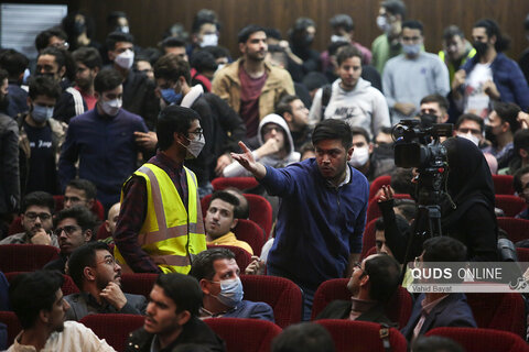 گزارش تصویری I  جلسه پرسش و پاسخ بهادری جهرمی سخنگوی دولت با دانشجویان دانشگاه فردوسی مشهد