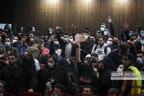 گزارش تصویری I  جلسه پرسش و پاسخ بهادری جهرمی سخنگوی دولت با دانشجویان دانشگاه فردوسی مشهد