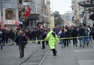 دستگیری مردی به ظن بمب گذاری در خیابان استقلال استانبول