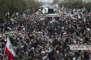 گزارش تصویری I تشییع پیکر شهید مدافع امنیت «حسن براتی» در مشهد