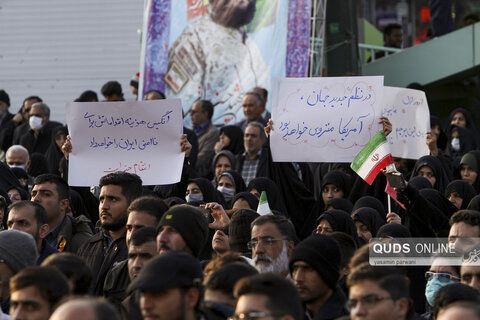 تشییع پیکر شهید مدافع امنیت «حسن براتی» در مشهد