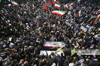 شهدای مدافع امنیت در میان غم و اندوه دانشگاهیان و مردم مشهد تشییع شدند