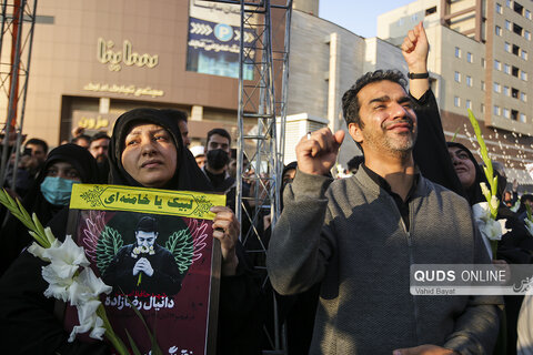 گزارش تصویری I تشییع با شکوه 3 شهید مدافع امنیت در مشهد