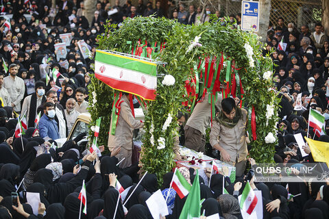 گزارش تصویری I تشییع با شکوه 3 شهید مدافع امنیت در مشهد