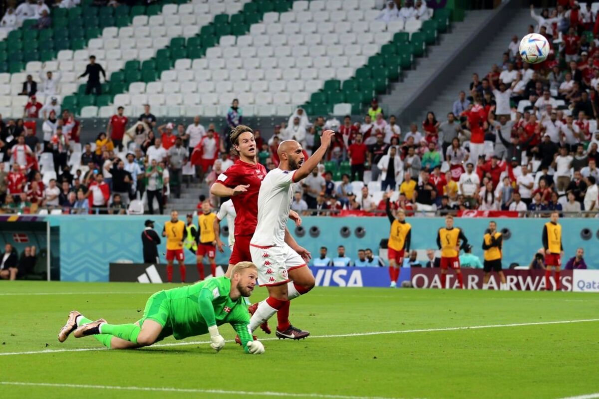 جام‌جهانی 2022 قطر / توقف دانمارک مقابل تونس ؛ شروع ناامیدکننده وایکینگ‌ها