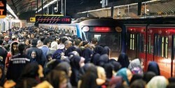 روند روبه‌رشد آمار مسافران مترو تهران