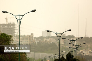 (تصاویر) شرایط ناسالم هوای تهران