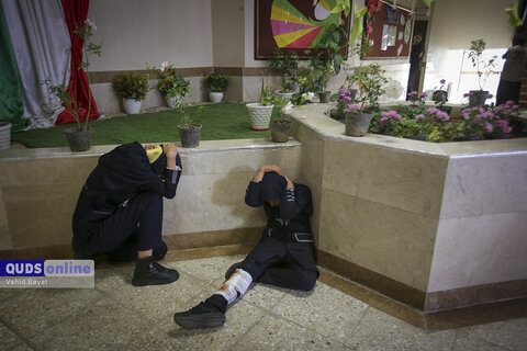 مانور سراسری زلزله و ایمنی در مشهد