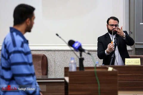 گزارش تصویری I جلسه رسیدگی به اتهامات مجید رهنورد عامل شهادت دو بسیجی حافظ امنیت