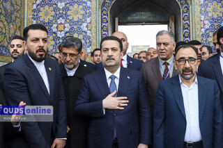 گزارش تصویری I تشرف نخست وزیر عراق به حرم مطهر رضوی و دیدار با تولیت آستان قدس رضوی