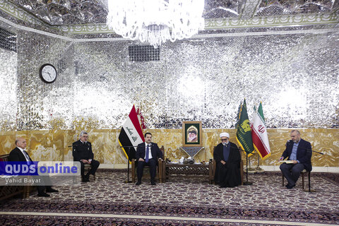 گزارش تصویری I تشرف نخست وزیر عراق به حرم مطهر رضوی و دیدار با تولیت آستان قدس رضوی