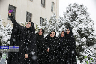 گزارش تصویری I اولین برف پاییزی در مشهد