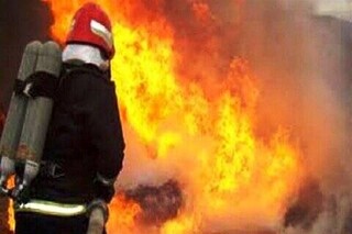 فیلم| وقوع آتش سوزی در کربلا