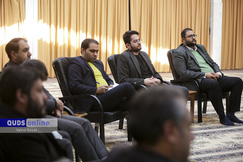 گزارش تصویری I  دیدار اعضای شورای سیاستگذاری ششمین جشنواره ابوذر خراسان رضوی با  آیت الله علم الهدی