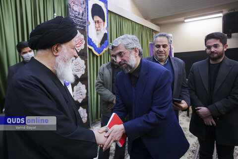 گزارش تصویری I  دیدار اعضای شورای سیاستگذاری ششمین جشنواره ابوذر خراسان رضوی با  آیت الله علم الهدی